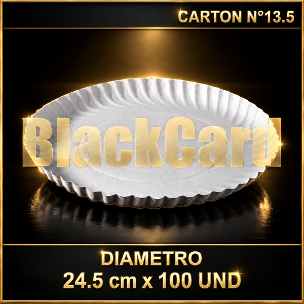BANDEJA DE CARTON N°13,5 (24,5 cm)