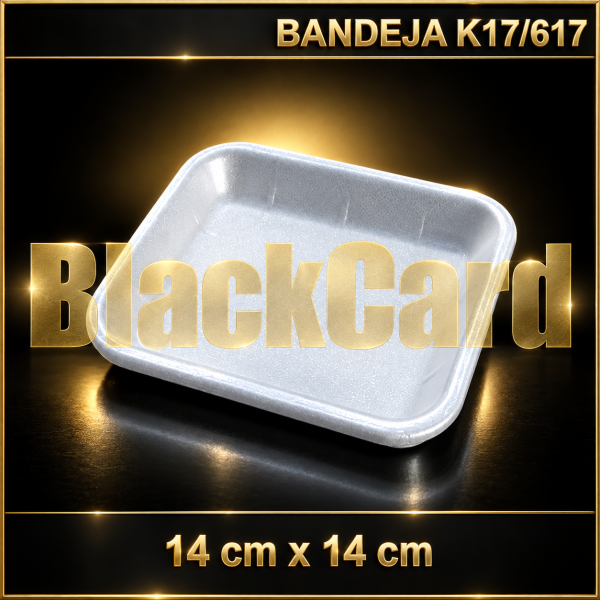BANDEJA EXPANDIDO K17/617 (14 x 14 cm)
