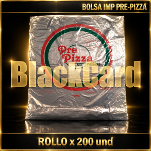 BOLSA ALTA DENSIDAD IMP PRE-PIZZAS x 200 und