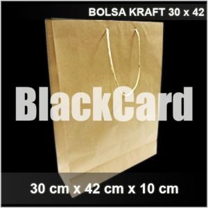 Bolsa carton kraft 30×42 comprar online