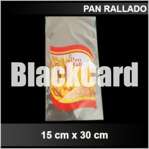 Bolsa P.P 15×30 imp Pan Rallado en cantidad