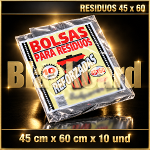 BOLSA RESIDUO 45 x 60 x 10 und (REFORZADA)