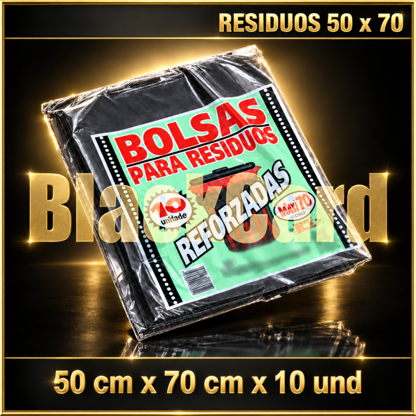 BOLSA RESIDUO 50 x 70 x 10 und (REFORZADA)