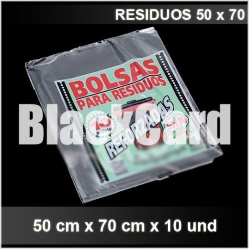 Bolsa Residuo 50×70 x 10 und en cantidad