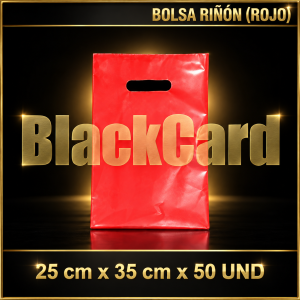 BOLSA RIÑON (ROJO) 25 x 35 x 50 und