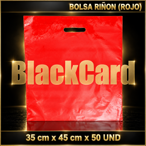BOLSA RIÑON (ROJO) 35 x 45 x 50 und
