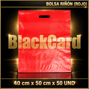 BOLSA RIÑON (ROJO) 40 x 50 x 50 und