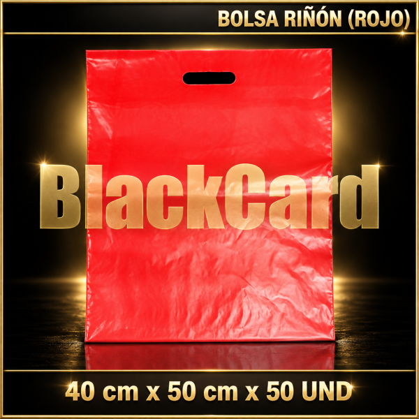 BOLSA RIÑON (ROJO) 40 x 50 x 50 und