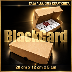 CAJA ALFAJORES CHICA EN KRAFT (20 x 12 x 5)