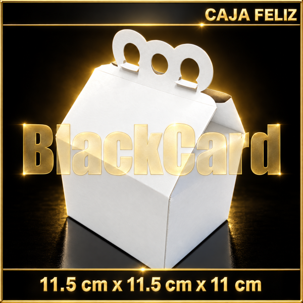 CAJA FELIZ BLANCA (11,5 x 11,5 x 11)