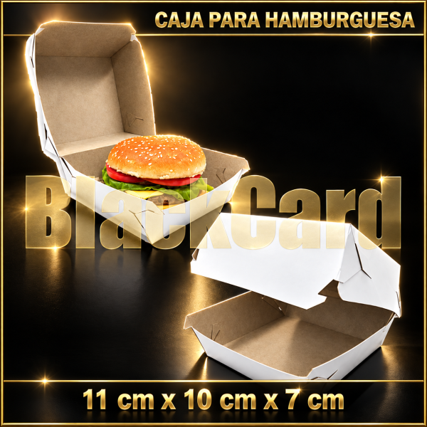 CAJA HAMBURGUESA BLANCO (11 x 10 x 7)