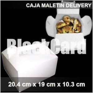 Caja Maletin Delivery / Facturas distribuidora envases descartables bahia blanca