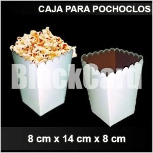 CAJA PARA POCHOCLOS ENVASES DESCARTABLES BLACK CARD