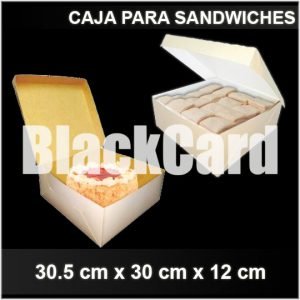 Caja P/Torta y Masas Grande a en Kraft distribuidora envases descartables bahia blanca