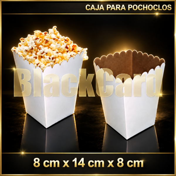 CAJA POCHOCLO BLANCA (8 x 14 x 8)