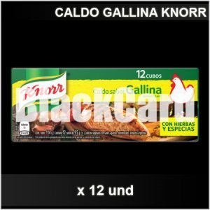 Caldo Gallina x 12 und Knorr