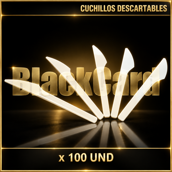 CUCHILLOS DESCARTABLES x 100 und