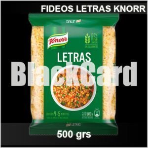 Fideos Letras x 500 grs Knorr