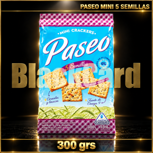 GALLETITAS PASEO MINI 5 SEMILLAS x 250 Grs