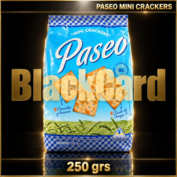 GALLETITAS PASEO MINI CRACKERS x 250 Grs