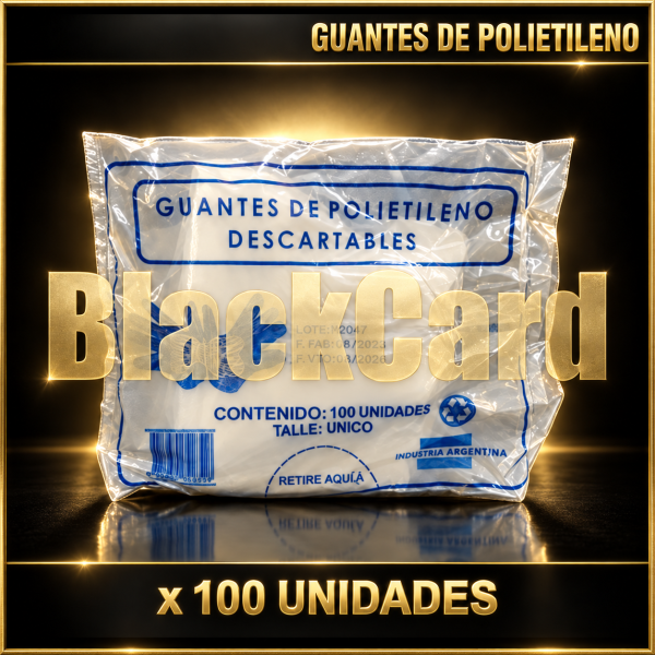 GUANTE DE POLIETILENO x 100 und