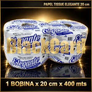 PAPEL SECAMANOS 20 cm X 400 mts ELEGANTE