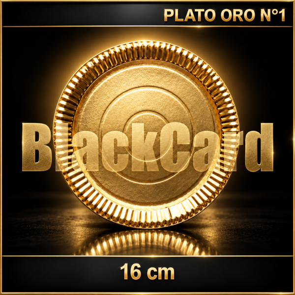 PLATO ORO N°1 RED. (16 cm)