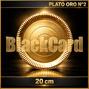 PLATO ORO N°2 RED. (20 cm)