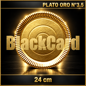 PLATO ORO N°3.5 RED. (24 cm)