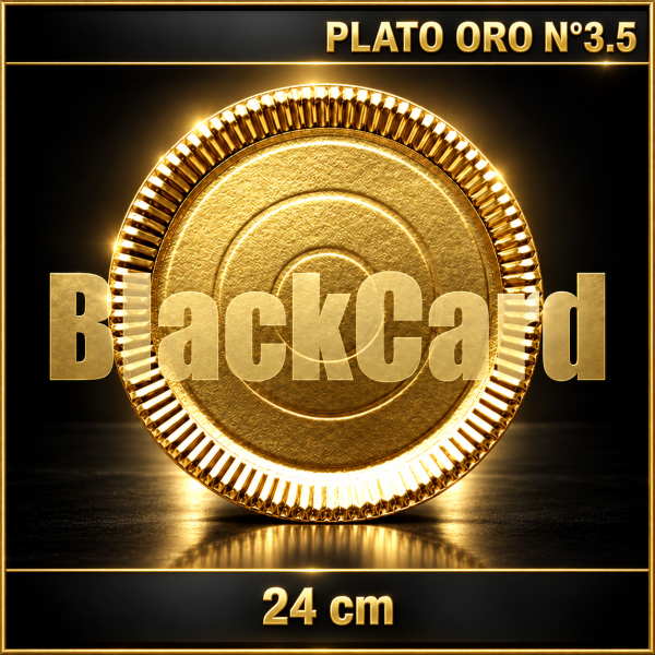 PLATO ORO N°3.5 RED. (24 cm)
