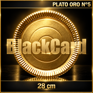 PLATO ORO N°5 RED. (28 cm)