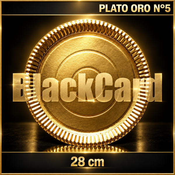 PLATO ORO N°5 RED. (28 cm)