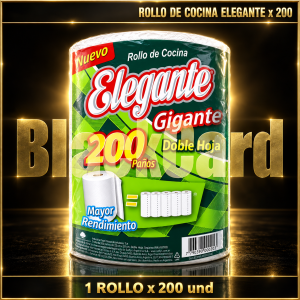ROLLO DE COCINA x 200 HOJAS ELEGANTE