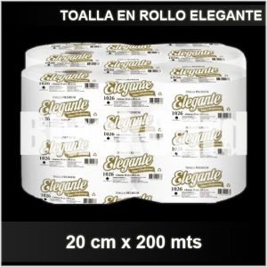 Toalla en Rollo 20 cm x 200 mts Elegante