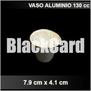 Vaso Aluminio 130 cc distribuidora de envases descartables