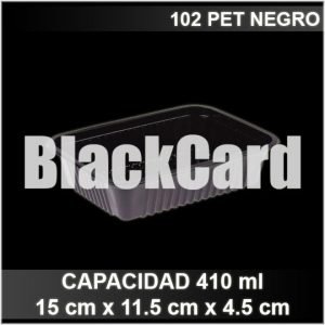 Bandejas Negras 102 PET