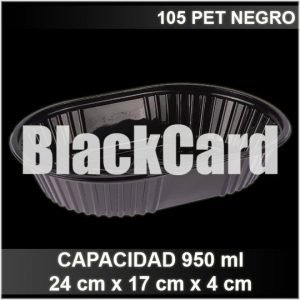 Bandejas Negras 105 PET