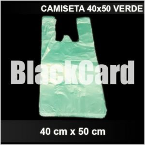 Bolsa camiseta A/D 40×50 verde