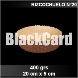 Molde Bizcochuelo N°20 distribuidora black card
