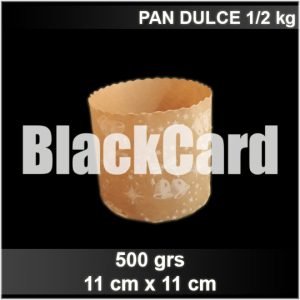 Molde Pan Dulce 500 grs distribuidora black card