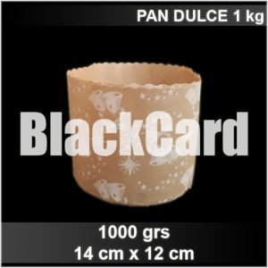 Molde Pan Dulce 1000 grs distribuidora black card
