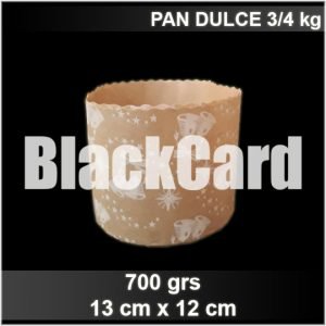 Molde Pan Dulce 700 grs distribuidora black card
