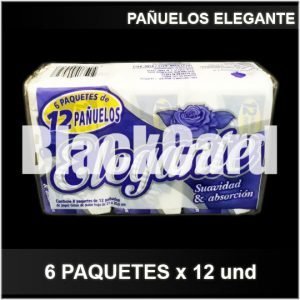 Pañuelo 6 paquetes x 12 und Elegante