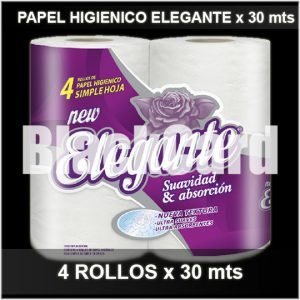 Papel Higienico 4 x 30 mts Elegante