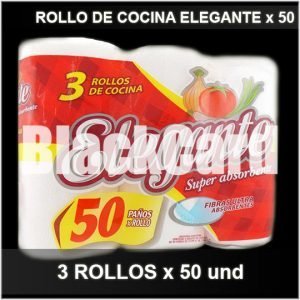 Rollo de Cocina 3 x 50 und Elegante