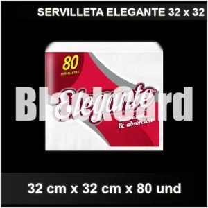 Servilleta 32 cm x 32 cm x 80 und Elegante
