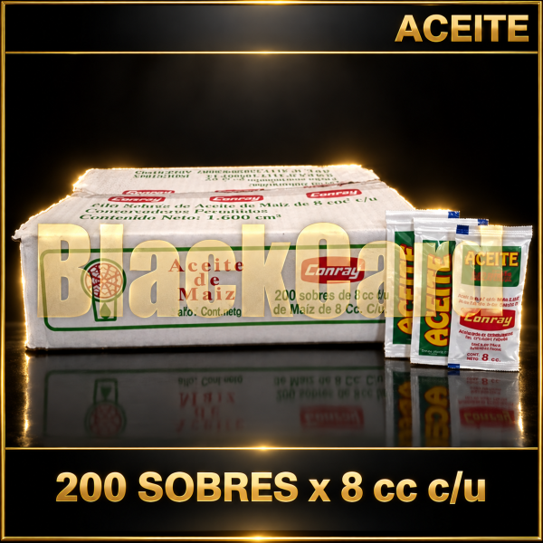 ACEITE 8cc P/200 UNIDADES