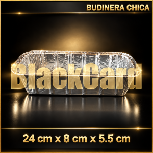 BANDEJA ALUMINIO R8/B60 (BUDINERA CHICA 24 x 8 x 5,5 cm)