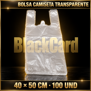 BOLSA CAMISETA A/D 40x50 TRANSPARENTE