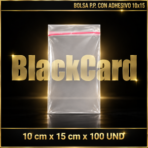 BOLSA P.P CON ADHESIVO 10 x 15 x 100 Und